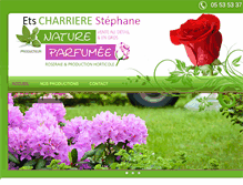 Tablet Screenshot of horticulteur-rosieriste.com
